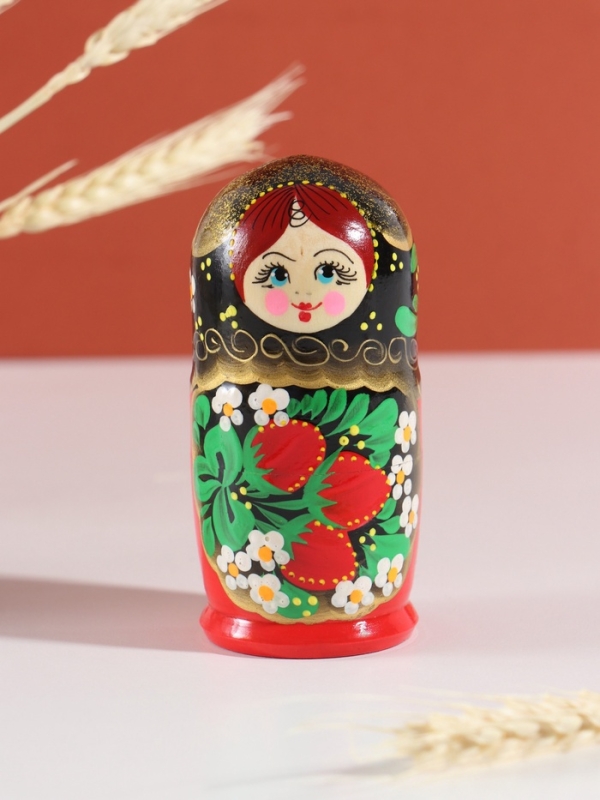 Матрёшка "Анна", хохлома, 5-кукольная, 11см