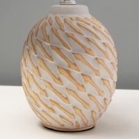 Настольная лампа "Сабина" Е14 40Вт бежевый 20х20х33см