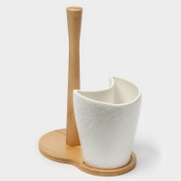 Набор кухонный для бумажных полотенец и кухонных принадлежностей 19,5х12,5х25,5 см