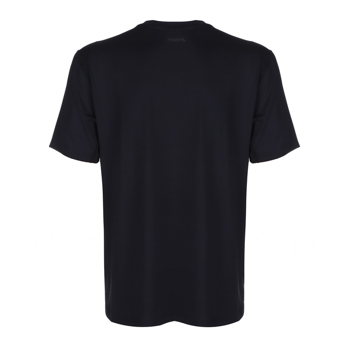 Футболка мужская Resport, р. 54, цвет чёрный, базовая, со вставками