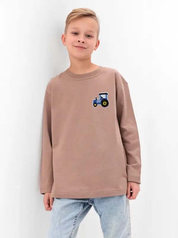 Термоаппликация &laquo;Трактор&raquo;, 5.3&times;4.3 см, синяя