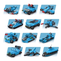 Конструктор блочный &laquo;Боевой вертолёт&raquo;, 727 деталей