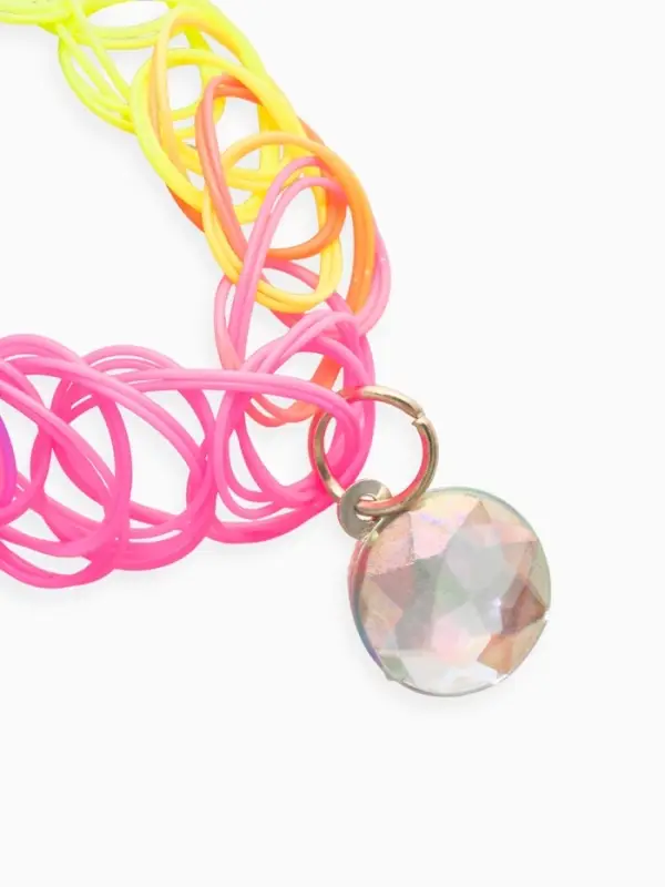 Браслет детский набор 3 шт. "Выбражулька" альпака, силиконовый, разноцветный