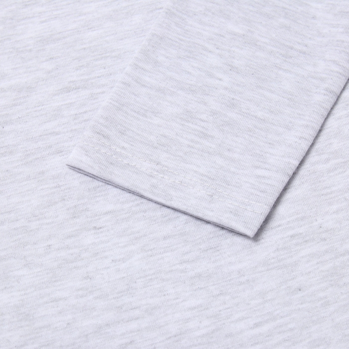 Лонгслив для девочки, цвет серый меланж, рост 152