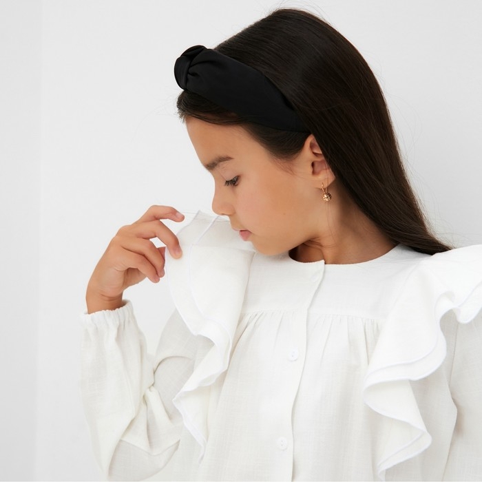 Рубашка для девочки KAFTAN, размер 32 (110-116), цвет белый