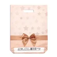 Пакет "Звезды в подарок", полиэтиленовый с вырубной ручкой, 31 х 40 см, 60 мкм