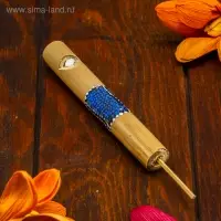 Сувенирный музыкальный инструмент &laquo;Свисток с узорами&raquo;, 15&times;1&times;1 см, МИКС