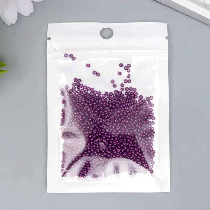 Бисер стекло 11/0 "Металлик. Фиолет" 10 гр