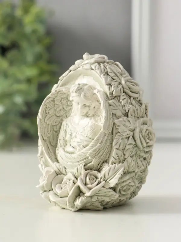 Фигура "Дева" размер 8х6 см, состаренный цвет,гипс