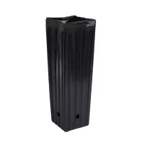 Пакет для рассады, 2.2 л, 10&times;10 см, h=29 см, полиэтилен, чёрный, Greengo