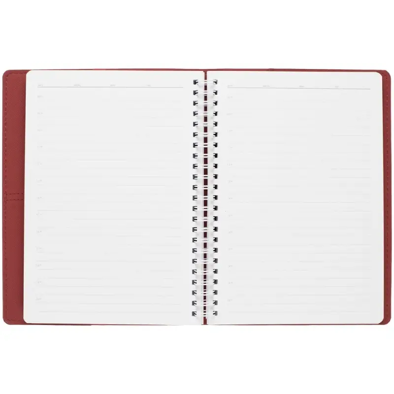 Ежедневник Spring Touch, недатированный, красный Ежедневник Spring Touch, недатированный, красный