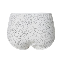 Трусы женские слипы "Веточки", цвет белый, размер 56