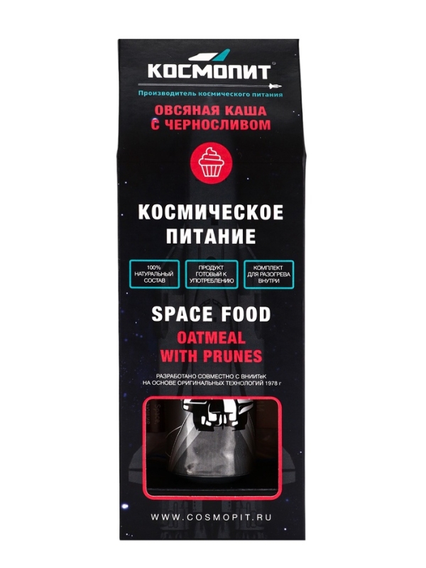 Космическое питание &laquo;Овсянная каша с черносливом&raquo;, в тюбике, 115 г