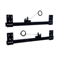 Комплект направляющих для поворотных дверей ТУНДРА L=550 мм., H=35 мм. Комплект направляющих для поворотных дверей ТУНДРА L=550 мм., H=35 мм.