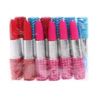 Ручка - прикол шариковая Calligrata &laquo;Помада&raquo;, со стразами, МИКС