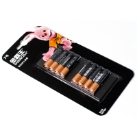 Батарейка алкалиновая Duracell Basic (CH), AAA, LR03-8BL, 1.5В, блистер, 8 шт Батарейка алкалиновая Duracell Basic (CH), AAA, LR03-8BL, 1.5В, блистер, 8 шт