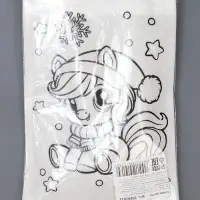 Сумка-Шопер под роспись Новогодняя лошадка