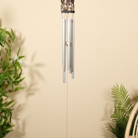 Музыка ветра "Совёнок" дерево, алюминий 9х8х100 см