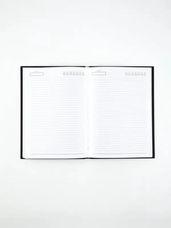 Ежедневник А5, 80 листов в твердой обложке  "С понедельника начну"