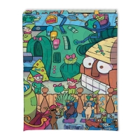 Новогодняя настольная игра &laquo;Новый год: ОКАВОКА. Фабрика Деда Мороза&raquo;, 50 карт, 5+