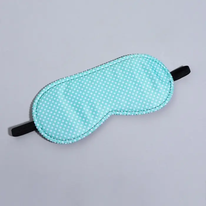 Маска для сна &laquo;Пастель&raquo;, 19&times;8.5 см, резинка одинарная, зелёная