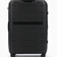 Чемодан 28", PP, 49*30*76, отд на молнии, код замок, 4 колеса, черный