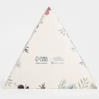 Коробка для кондитерских изделий с пластиковой крышкой &laquo;Акварель&raquo;, 18 х 18 х 4 см