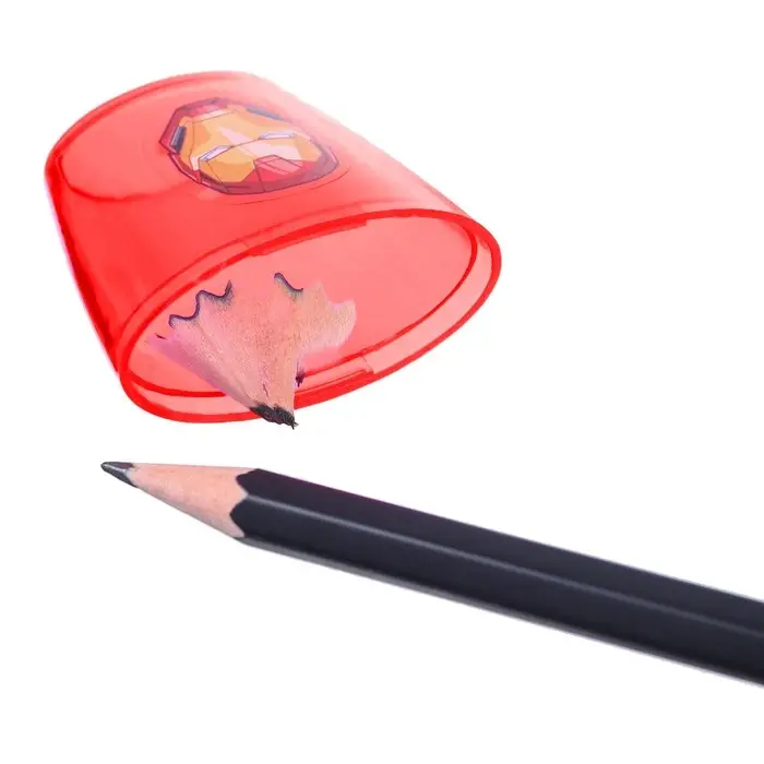 Точилка пластиковая, красная, &laquo;Мстители&raquo;