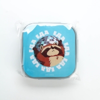 Ланч - бокс с ложкой, &laquo;Енот&raquo;, 17,8 х 17,8 х 7 см