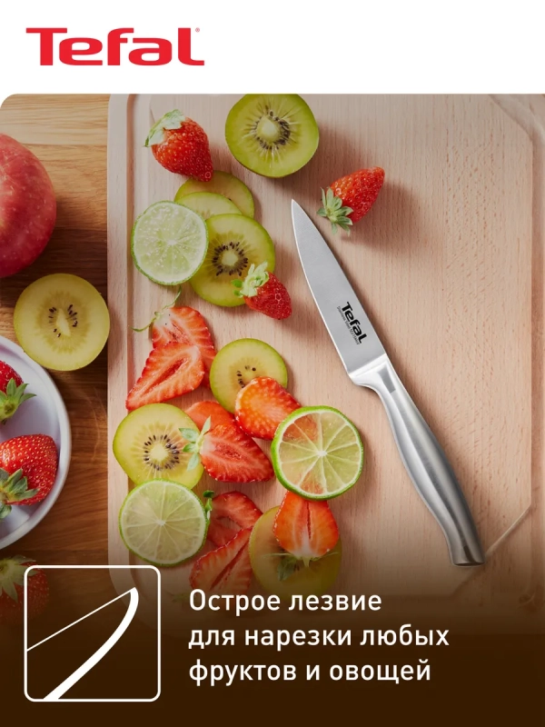 Кухонный нож для овощей K1700574 9 см, серебристый