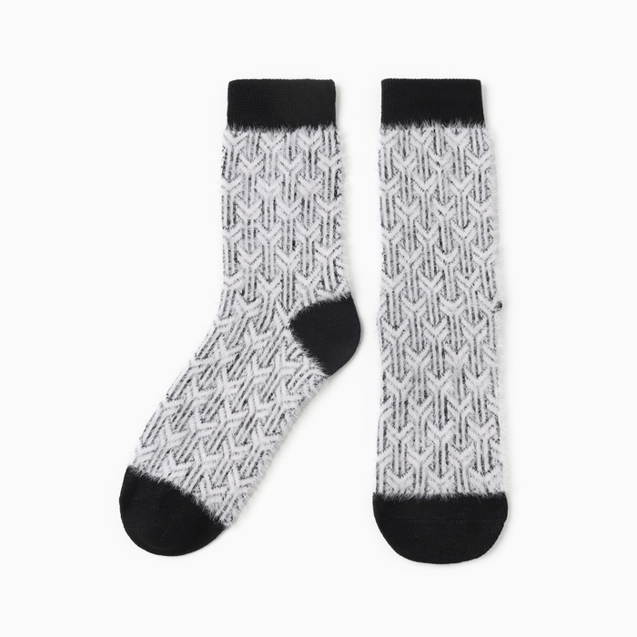 Носки женские махровые MINAKU, цвет черный, р-р 36-41