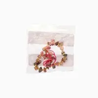 Браслет, длина 16 см, розовый, золотой