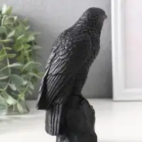 Фигура &laquo;Ворон на камне&raquo;, 15.5&times;5.5&times;10 см, чёрная