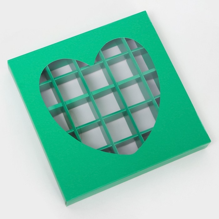 Коробка для конфет 25 шт, 22 х 22 х 3,5 см. Кондитерская упаковка Коробка для конфет 25 шт, 22 х 22 х 3,5 см. Кондитерская упаковка