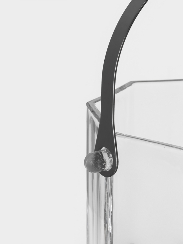 Ведро для льда "Октогон", щипцы в комплекте 15х13х12,5 см