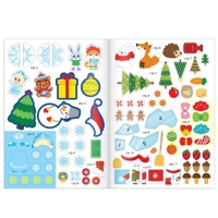 Новогодний набор книг с наклейками &laquo;Новый год стучится в дверь&raquo;, 2 шт. по 12 стр.