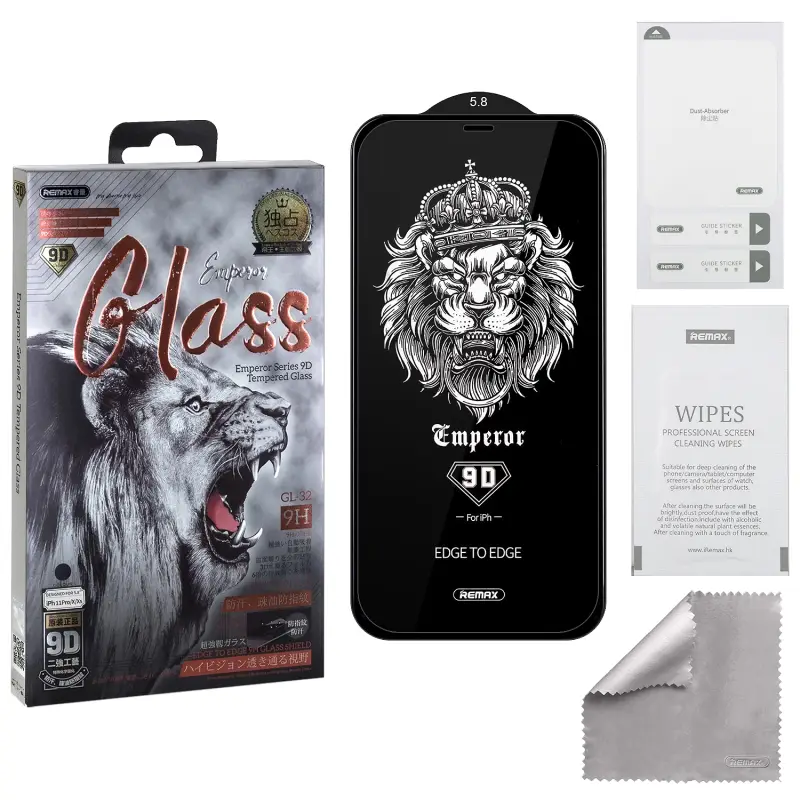 Защитное стекло iPh 11 Pro/XS/X 9D Emperor Series GL-32 REMAX