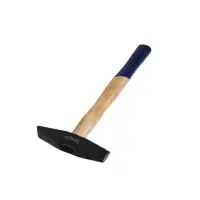 Молоток сварщика ТУНДРА, двухсторонний плоский боек, деревянная рукоятка из бука, 500 г