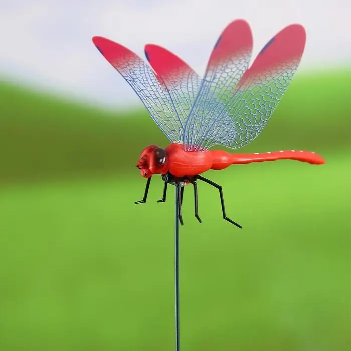 Штекер садовый &laquo;Стрекоза Сенди&raquo;, 14&times;9 см, h=45 см, МИКС