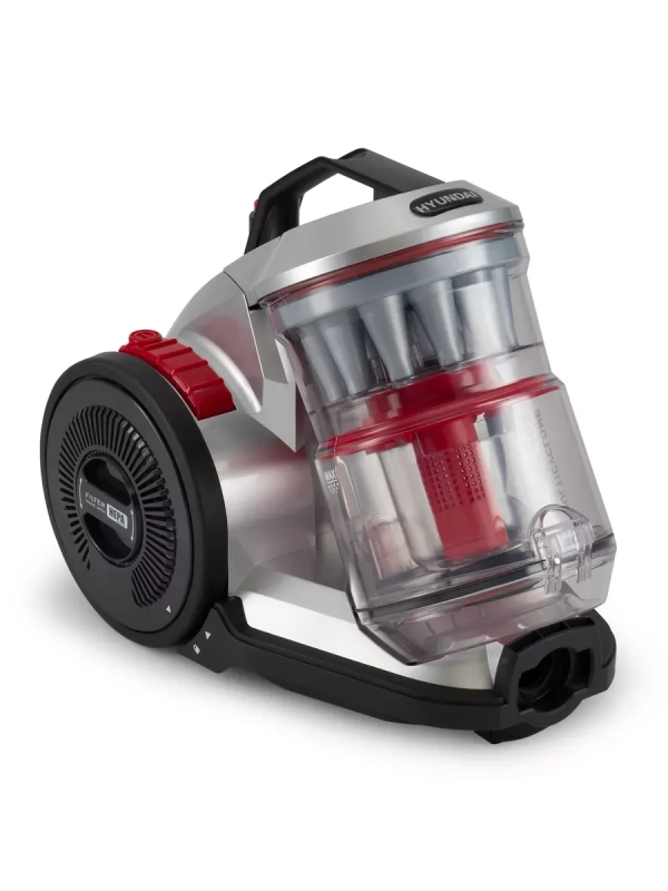 Пылесос HYV-C2950 2400Вт черный красный