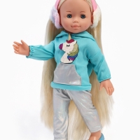 Кукла интерактивная &laquo;Полина&raquo;, 40 см, 2 песни, стихи, 100 фраз, 3 аксессуара