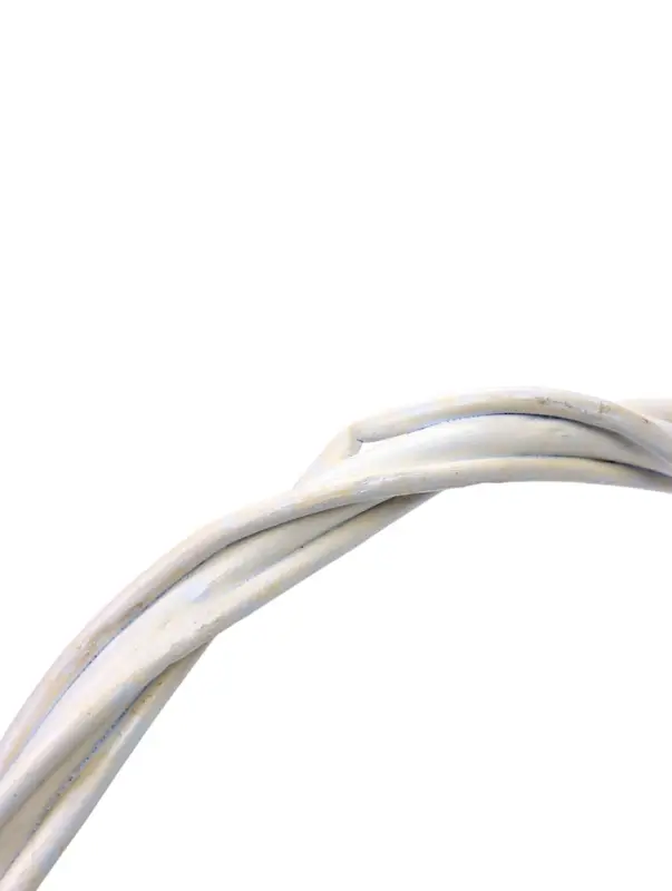 Корзина плетеная ива 28 х 20 х 11 см ручка 14 см, белый