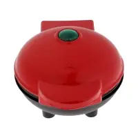 Электровафельница WV-01, 350 Вт, венские вафли, антипригарное покрытие, красная