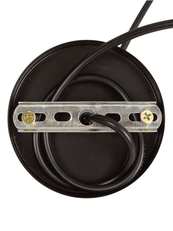 Светильник "Узор" 1х40Вт Е27 черный 23х23х22см