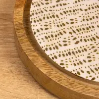 Блюдо сервировочное с крышкой, 20&times;20&times;19.5 см, дерево, стекло