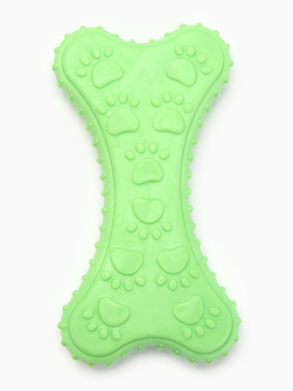 Игрушка жевательная Игрушка жевательная "Собачье удовольствие", TPR, 10,5 см, зелёная