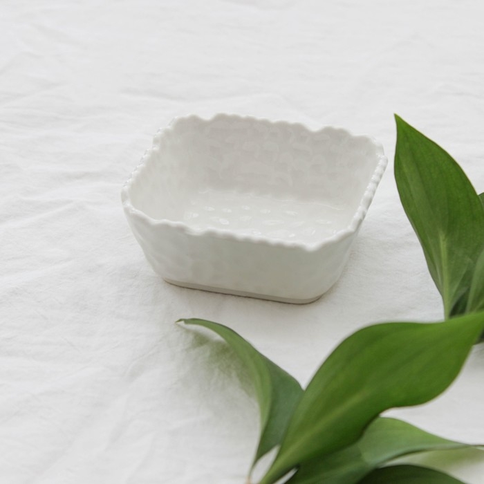 Соусник керамический &laquo;Воздушность&raquo;, 90 мл, 8&times;3 см, цвет белый