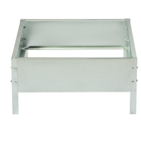 Клумба оцинкованная, 50 &times; 50 &times; 15 см, &laquo;Квадро&raquo;, Greengo