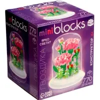 UNICON Конструктор Mini Blocks Гвоздика 770 деталей, свет