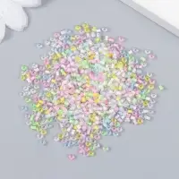 Бисер стекло 12/0 "Прозрачный. Цветная серединка. Конфеты" 10 гр